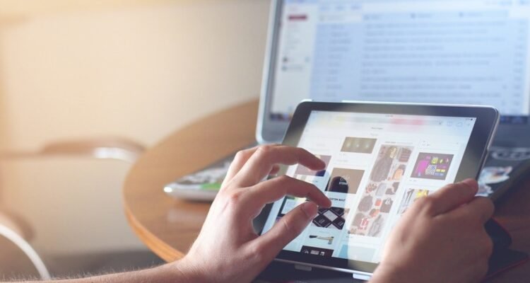 ipad tablet technology touch